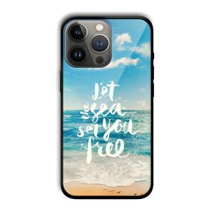 Let the Sea Set you Free Customized Printed Glass Back Cover for Apple iPhone 13 Pro Max