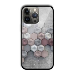 Blocks of Grey Customized Printed Glass Back Cover for Apple iPhone 13 Pro Max