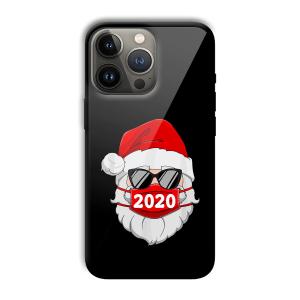 2020 Santa Customized Printed Glass Back Cover for Apple iPhone 13 Pro