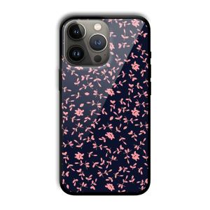 Little Pink Petals Customized Printed Glass Back Cover for Apple iPhone 13 Pro