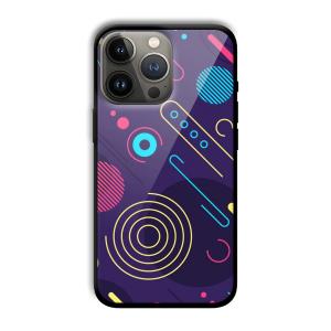 Purple Music Customized Printed Glass Back Cover for Apple iPhone 13 Pro Max