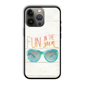 Fun in the Sun Customized Printed Glass Back Cover for Apple iPhone 13 Pro Max