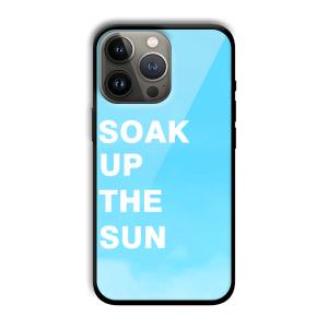 Soak Up The Sun Customized Printed Glass Back Cover for Apple iPhone 13 Pro Max