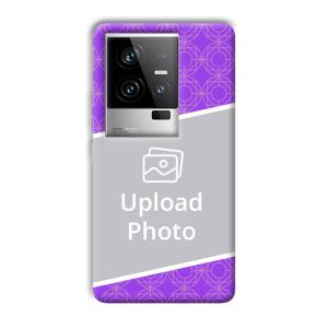 Purple Design Customized Printed Back Cover for iQOO 11 5G
