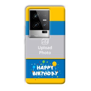 Happy Birthday Customized Printed Back Cover for iQOO 11 5G