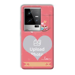Love Birds Design Customized Printed Back Cover for iQOO 11 5G