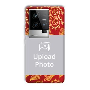 Red Design Customized Printed Back Cover for iQOO 11 5G