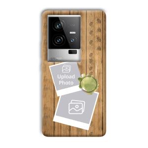 Wooden Photo Collage Customized Printed Back Cover for iQOO 11 5G
