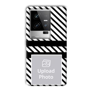 White Black Customized Printed Back Cover for iQOO 11 5G