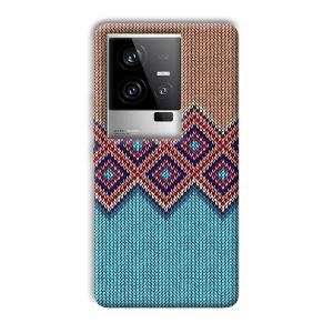 Fabric Design Phone Customized Printed Back Cover for iQOO 11 5G