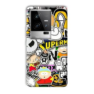 Cartoons Phone Customized Printed Back Cover for iQOO 11 5G