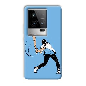 Cricketer Phone Customized Printed Back Cover for iQOO 11 5G