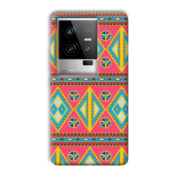 Colorful Rhombus Phone Customized Printed Back Cover for iQOO 11 5G