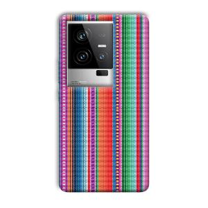 Fabric Pattern Phone Customized Printed Back Cover for iQOO 11 5G