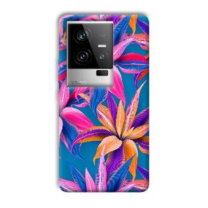 Aqautic Flowers Phone Customized Printed Back Cover for iQOO 11 5G