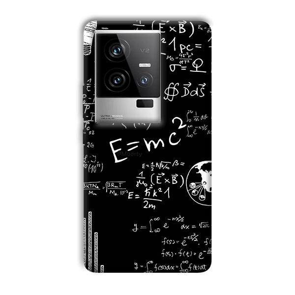 E is Equal To MC2 Phone Customized Printed Back Cover for iQOO 11 5G