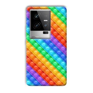 Colorful Circles Phone Customized Printed Back Cover for iQOO 11 5G