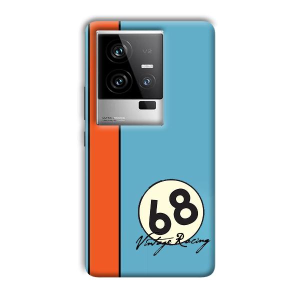 Vintage Racing Phone Customized Printed Back Cover for iQOO 11 5G