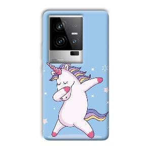 Unicorn Dab Phone Customized Printed Back Cover for iQOO 11 5G