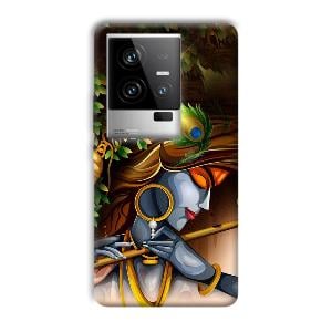 Krishna & Flute Phone Customized Printed Back Cover for iQOO 11 5G