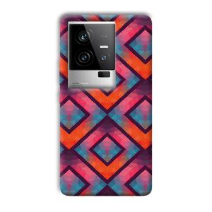 Colorful Boxes Phone Customized Printed Back Cover for iQOO 11 5G