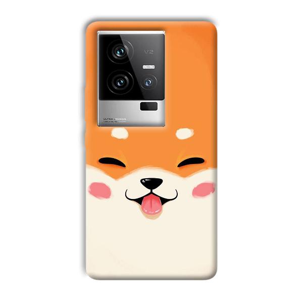 Smiley Cat Phone Customized Printed Back Cover for iQOO 11 5G