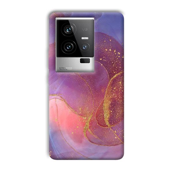 Sparkling Marble Phone Customized Printed Back Cover for iQOO 11 5G