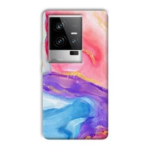 Water Colors Phone Customized Printed Back Cover for iQOO 11 5G