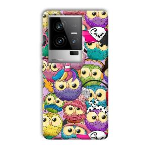Colorful Owls Phone Customized Printed Back Cover for iQOO 11 5G
