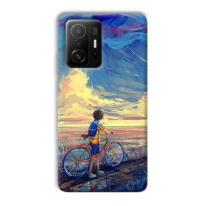 Boy & Sunset Phone Customized Printed Back Cover for Xiaomi Mi 11T Pro