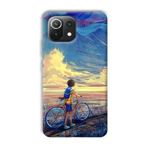 Boy & Sunset Phone Customized Printed Back Cover for Mi 11 Lite NE 5G