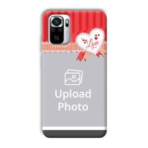Valentine Customized Printed Back Cover for Redmi Note 10S