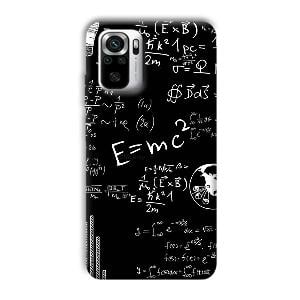 E is Equal To MC2 Phone Customized Printed Back Cover for Redmi Note 10S