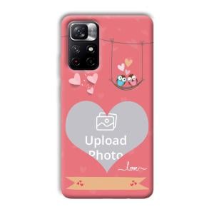 Love Birds Design Customized Printed Back Cover for Xiaomi Mi Note 11T