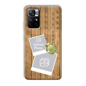 Wooden Photo Collage Customized Printed Back Cover for Xiaomi Mi Note 11T
