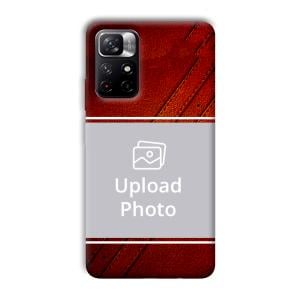 Solid Red Customized Printed Back Cover for Xiaomi Mi Note 11T