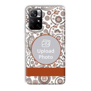 Henna Art Customized Printed Back Cover for Xiaomi Mi Note 11T