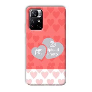 2 Hearts Customized Printed Back Cover for Xiaomi Mi Note 11T