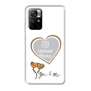 You & Me Customized Printed Back Cover for Xiaomi Mi Note 11T