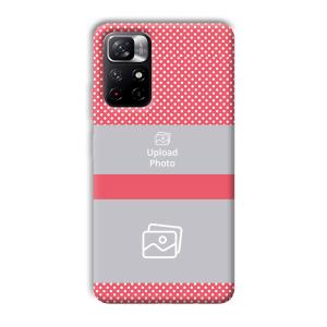 Pink Polka Customized Printed Back Cover for Xiaomi Mi Note 11T