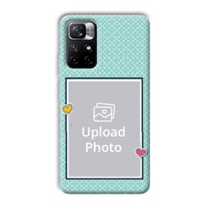 Sky Blue Customized Printed Back Cover for Xiaomi Mi Note 11T