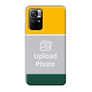 Yellow Green Customized Printed Back Cover for Xiaomi Mi Note 11T
