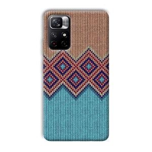 Fabric Design Phone Customized Printed Back Cover for Xiaomi Mi Note 11T