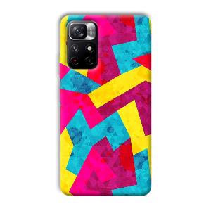 Pink Yellow Pattern Phone Customized Printed Back Cover for Xiaomi Mi Note 11T