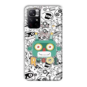 Animated Robot Phone Customized Printed Back Cover for Xiaomi Mi Note 11T