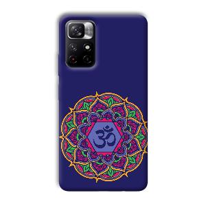 Blue Om Design Phone Customized Printed Back Cover for Xiaomi Mi Note 11T