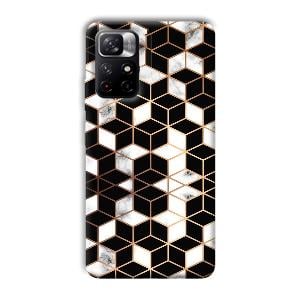 Black Cubes Phone Customized Printed Back Cover for Xiaomi Mi Note 11T