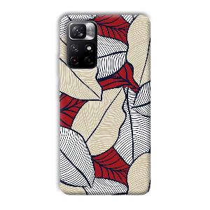 Leafy Pattern Phone Customized Printed Back Cover for Xiaomi Mi Note 11T