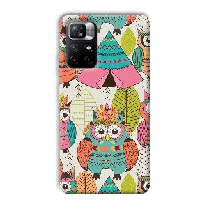 Fancy Owl Phone Customized Printed Back Cover for Xiaomi Mi Note 11T