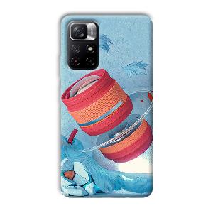 Blue Design Phone Customized Printed Back Cover for Xiaomi Mi Note 11T